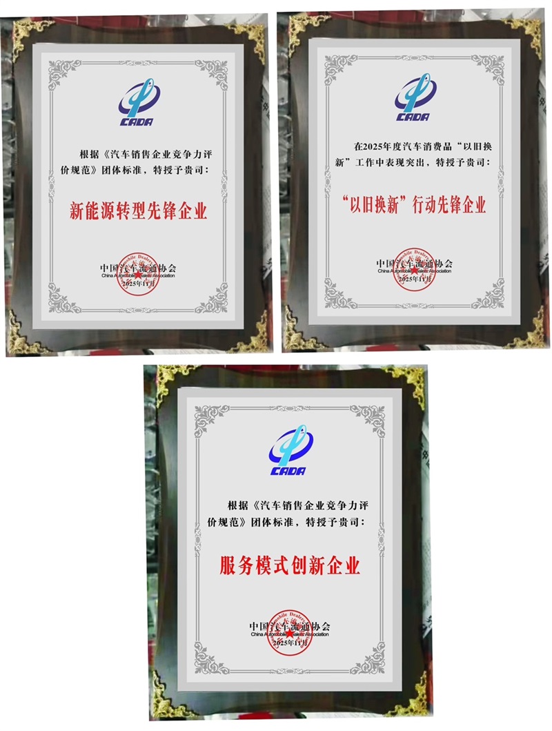 远通集团荣获中国汽车流通行业“新能源转型先锋企业”等三项大奖#15113