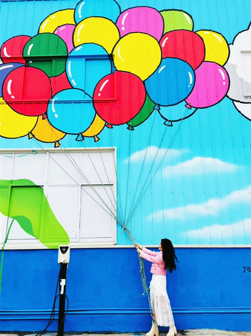 新晋网红打卡地｜罗庄远通巨型涂鸦墙，随手一拍即大片#24171