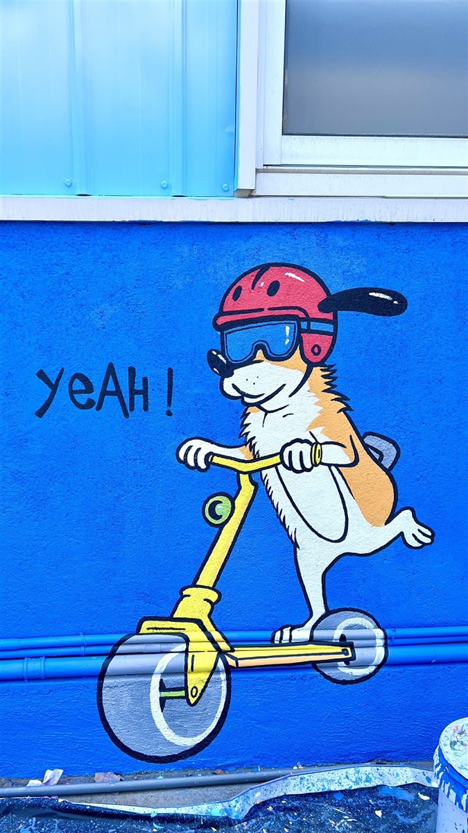 新晋网红打卡地｜罗庄远通巨型涂鸦墙，随手一拍即大片#24172