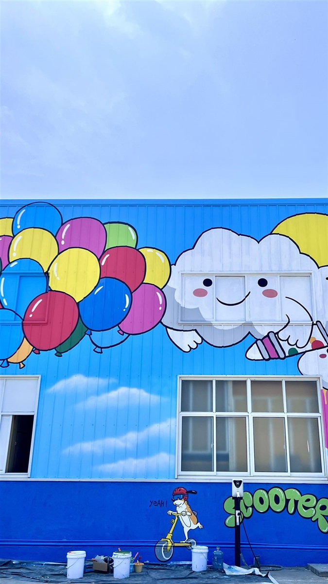 新晋网红打卡地｜罗庄远通巨型涂鸦墙，随手一拍即大片#24170