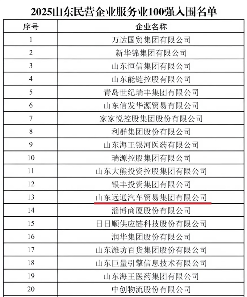 远通集团实力登榜！山东民营企业双百强、临商大会“凤凰金榜”！#11988